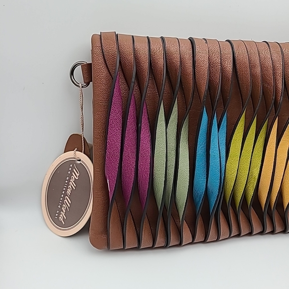 Mellow World Rainbow Camel Clutch Purse - Picture 5 of 15